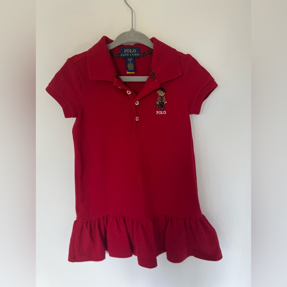 Polo by Ralph Lauren Red Kids Polo Dress